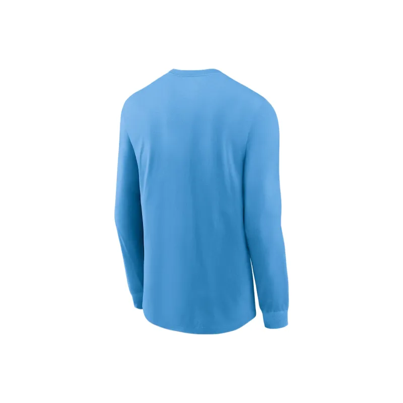Jordan North Carolina Sideline Men's Jordan Brand Dri FIT College Long Sleeve T Shirt-1
