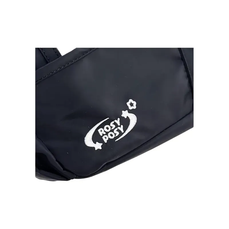 Rosyposy Waterproof Memory Cloth Crossbody Bag, Shoulder Bag Regular Women's Black-3