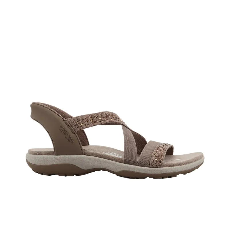 Skechers Reggae Slim Beach Sandals Women's Brown-1