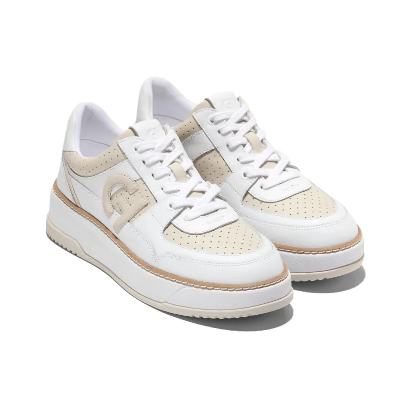 COLE HAAN GrandPro Collection Anti Slip Wear Resistant Low Top Skateboard Shoes Women's White-1