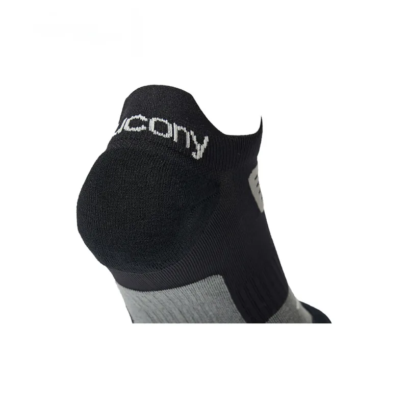 Saucony Ankle Socks Unisex 1 Pack Jet Black-3