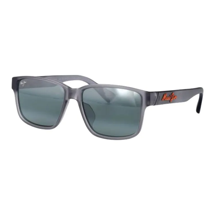 Maui Jim Acetate Irregular Shape Sunglasses Unisex Gray-0