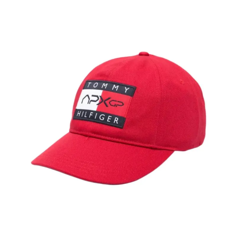 Tommy Hilfiger Cotton Baseball Caps Men's Red-4