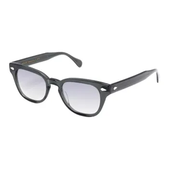 MOSCOT Acetate Irregular Shape Sunglasses Women's Black