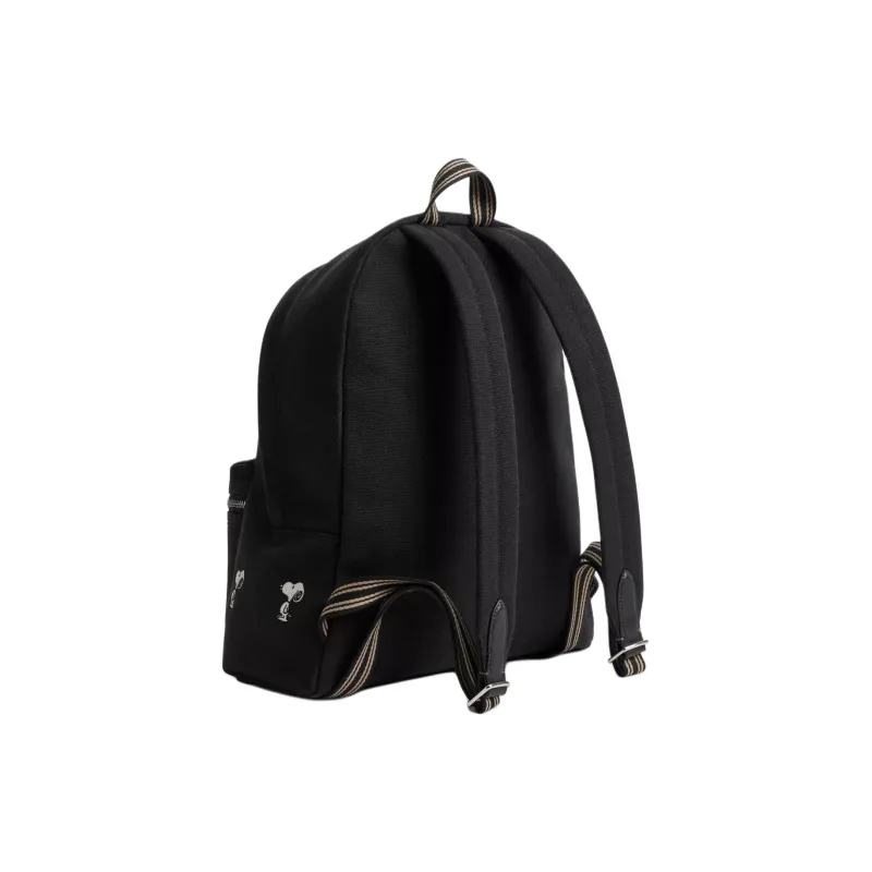 COACH PEANUTS Snoopy, Collaboration Cargo Canvas Backpack Tubas Women's Black Multicolor-1