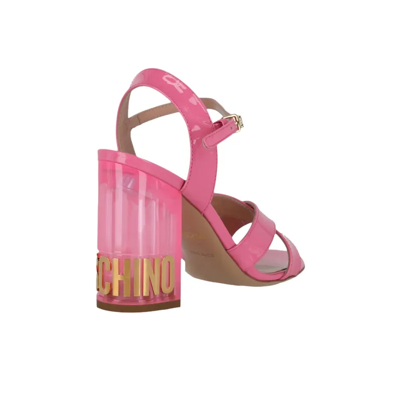 MOSCHINO One Strap Sandals Women's Pink-2