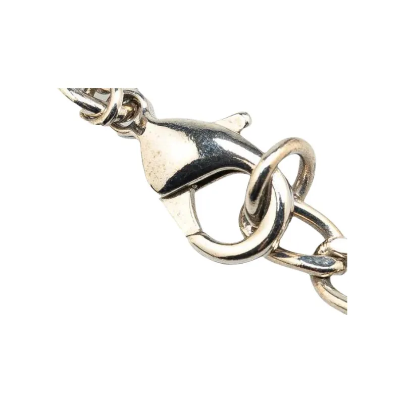 CHANEL Resin, Silver Necklaces Women's Silver-1