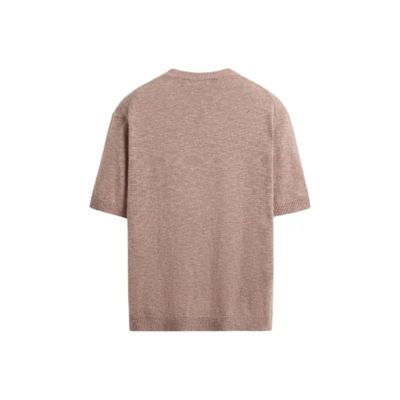 ZARA T Shirts Men Pink-1