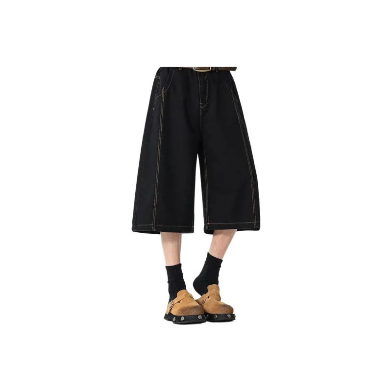 GOODHENLCE Denim Shorts Unisex-0
