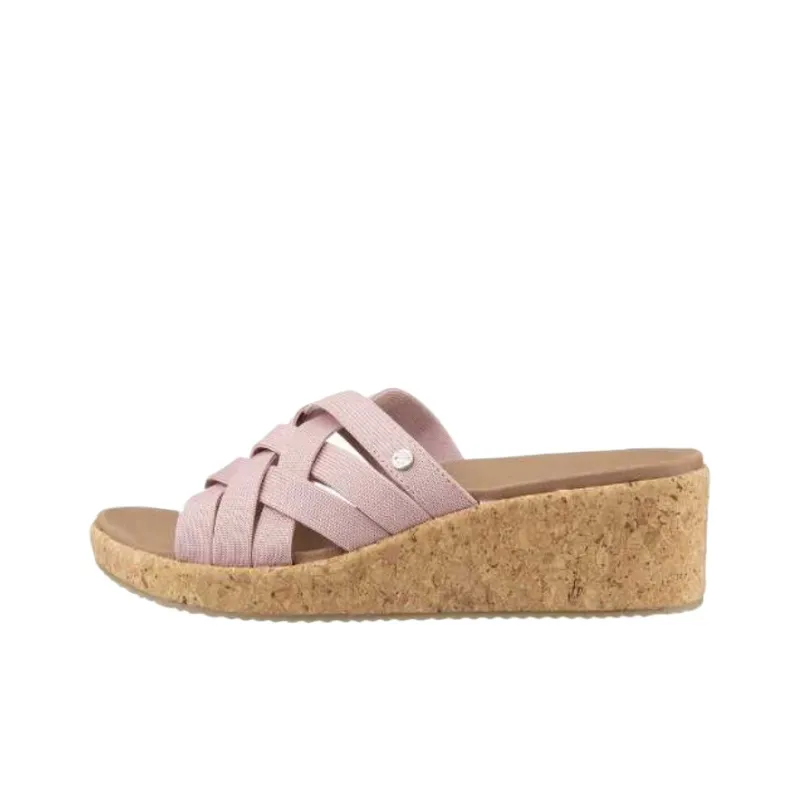 Skechers ARCH FIT BEVERLEE Slide Slippers Women's Pink-0