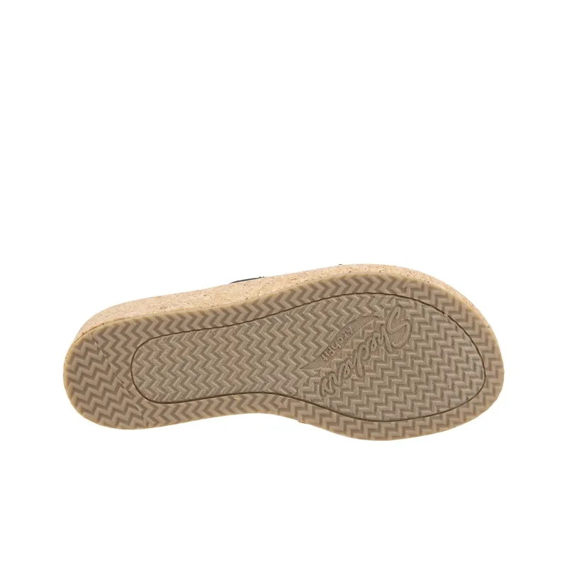 Skechers ARCH FIT BEVERLEE Quick Dry Slide Slippers Women's Black-4
