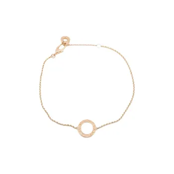 BVLGARI 18K Rose Gold, Mother Of Pearl Bracelets Women's Pink Gold
