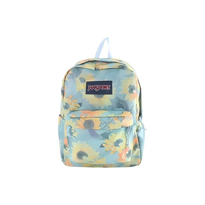 JanSport Polyester Backpack Medium Size Unisex Multicolor-0