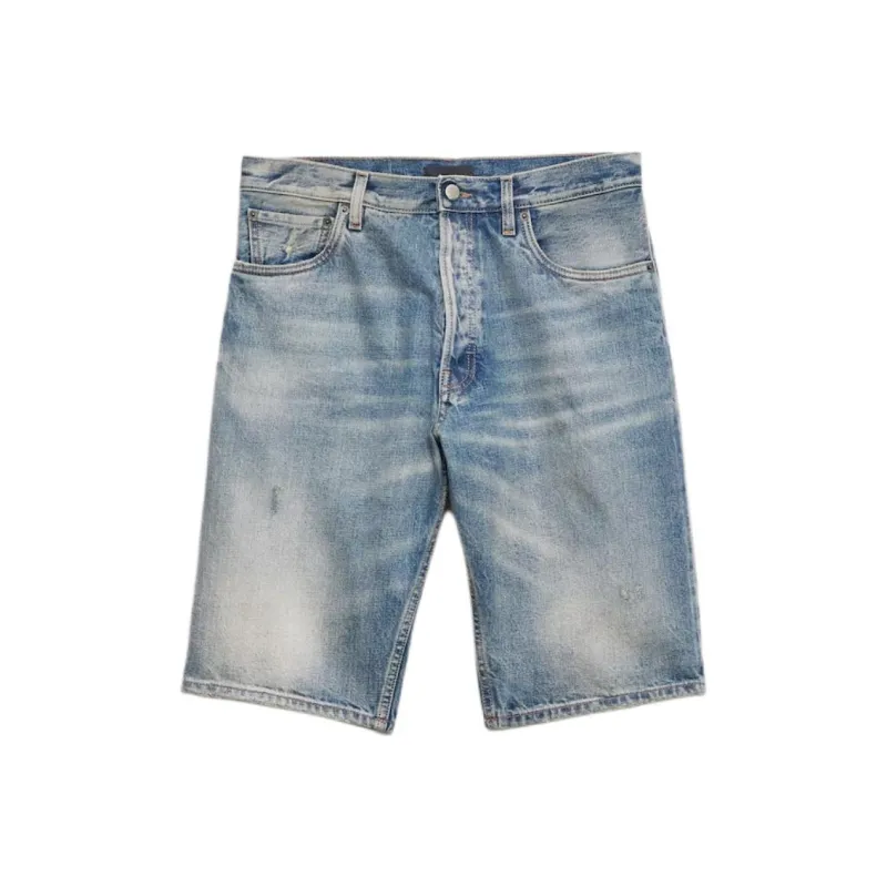 PRADA SS25 Denim Shorts Men's Blue-0