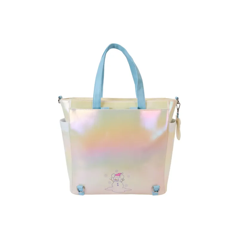 Loungefly Faux Leather Tote Backpack Women's White-3