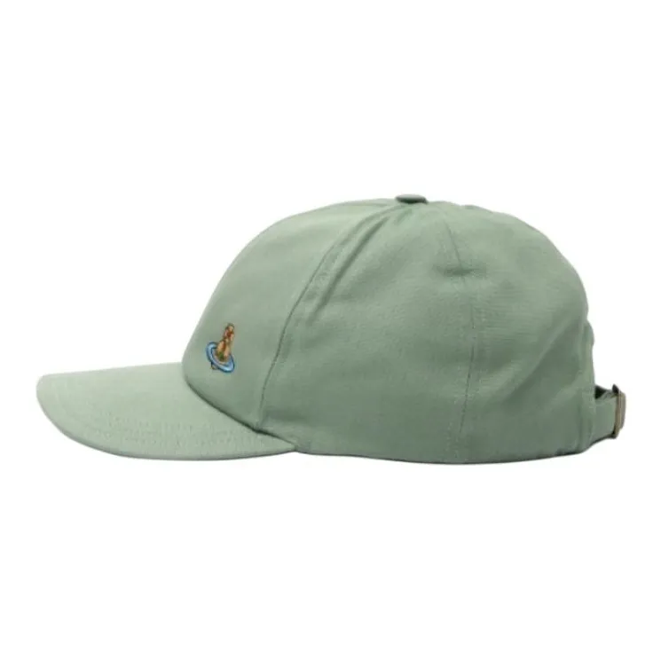 Vivienne Westwood Cotton Baseball Caps Women's Green-1