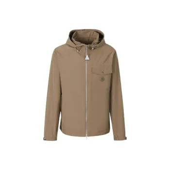 Moncler SS25 Jackets & Coats Men's Khaki Brown