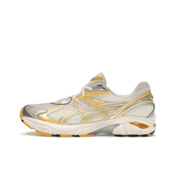 KITH x Asics GT 2160 Abrasion Resistant Low Top Running Shoes Unisex White Yellow