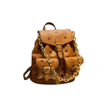 MCM ArenVisetos Artificial Leather Backpack Mini Women's Brown
