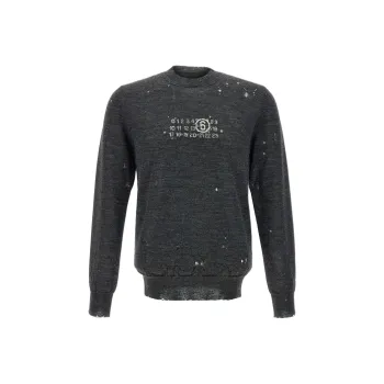 MM6 Maison Margiela Sweater Men's No Smoke Gray