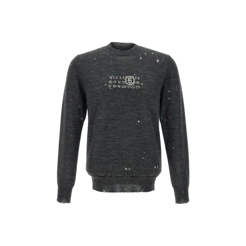 MM6 Maison Margiela Sweater Men's No Smoke Gray-0