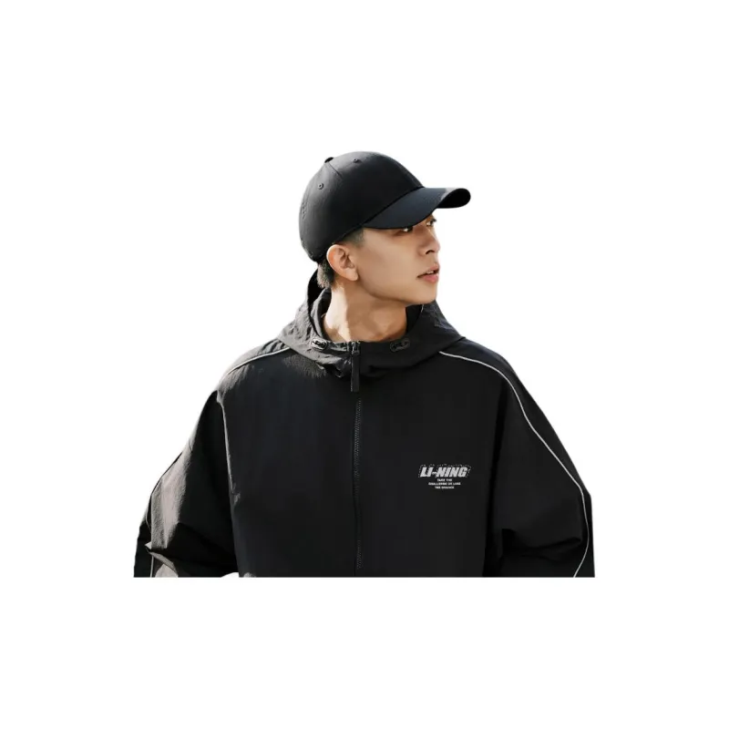 LiNing Cotton Baseball Caps Men's Black-3
