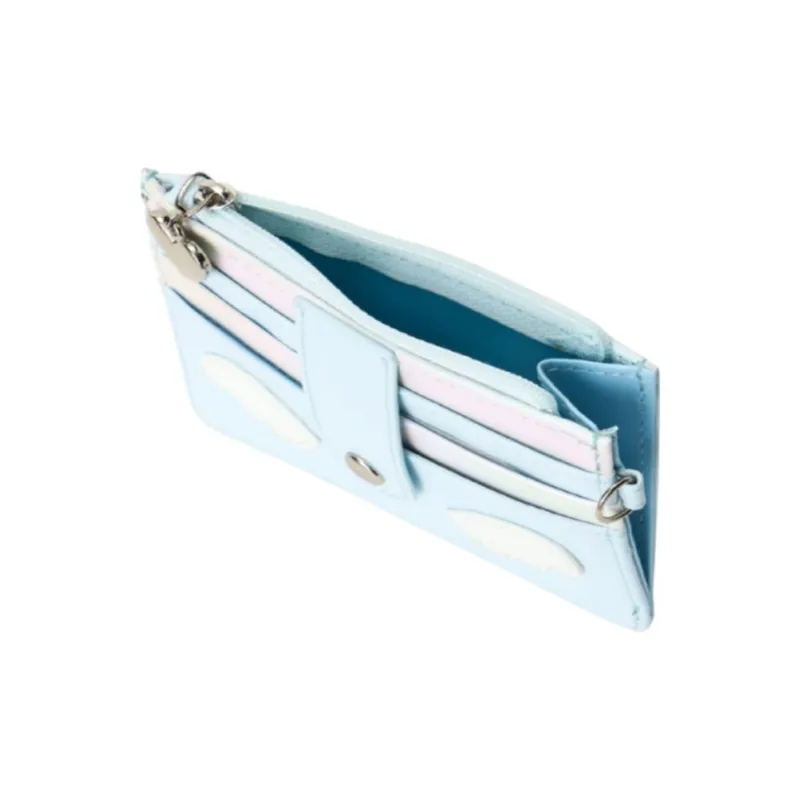 Sanrio Hello Kitty Synthetic Leather Card Holder Women's Blue-2