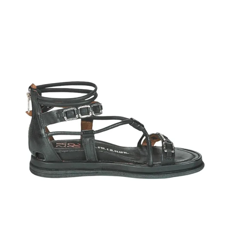 AirStep Roman Sandals Women's Black-1