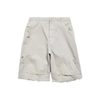 Balenciaga SS25 Casual Shorts Men's Light Gray