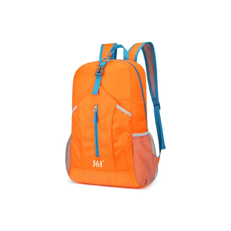 361° Water Repellent Backpack Unisex Black/Dark Blue/Lake Blue/Orange-19