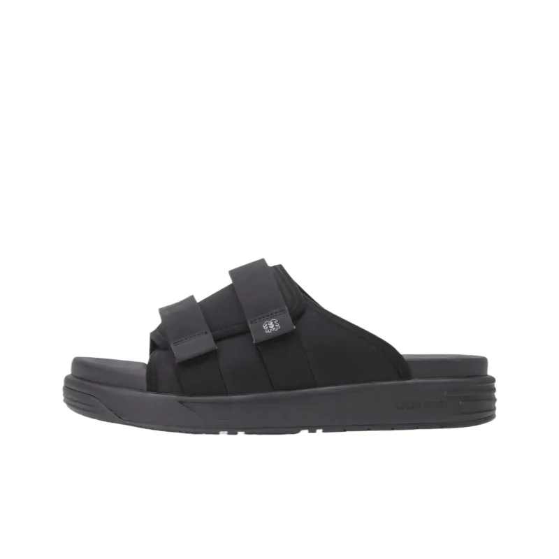 KOLON SPORT Camp Rubber Sole Abrasion Resistant Slide Slippers Unisex Black-0