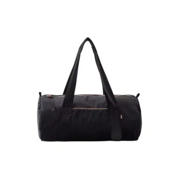 DECATHLON 15L Polyester Cylinder Bag Travel Bag Kids' Black