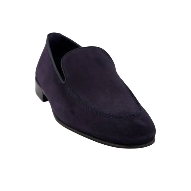MANOLO BLAHNIK Truro Crosst Casual Shoes Men's Marine Blue-3