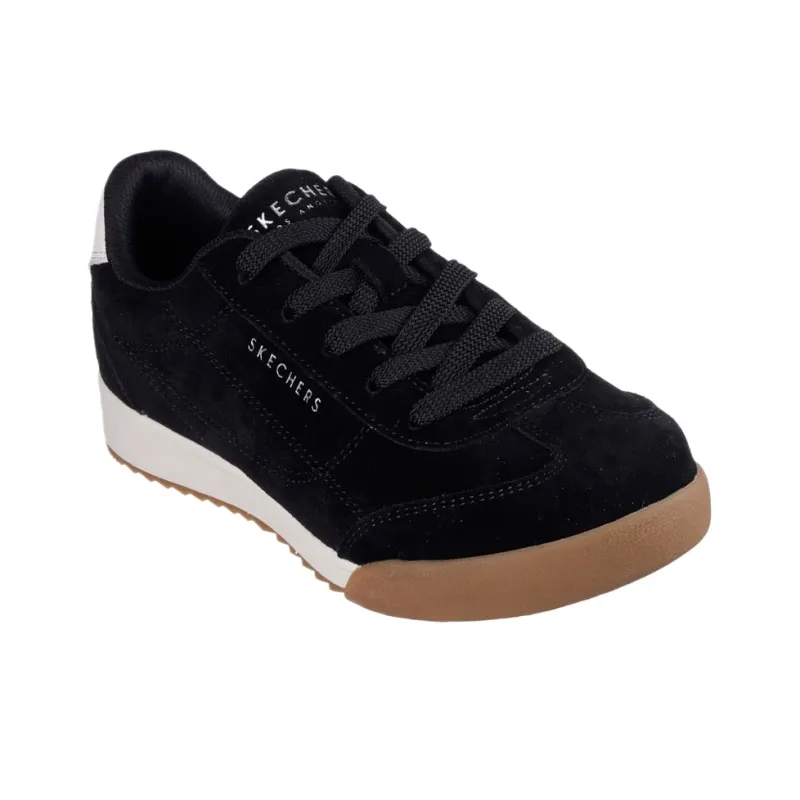 Skechers Zinger 2.0 Abrasion Resistant Low Top Casual Shoes Women's Black-2