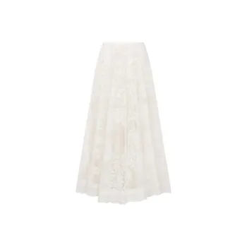 DIOR Casual Long Skirt Women's Beige