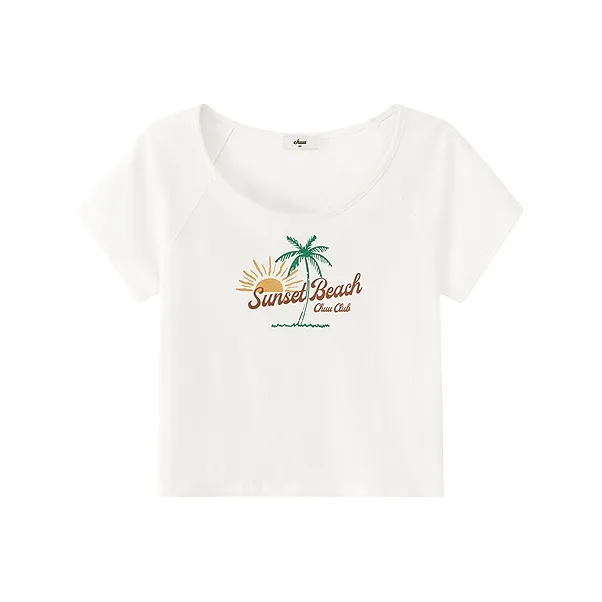 CHUU Set in Sleeve T Shirt Women's-0