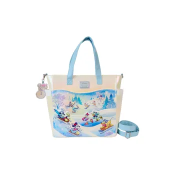 Loungefly Faux Leather Tote Backpack Women's White