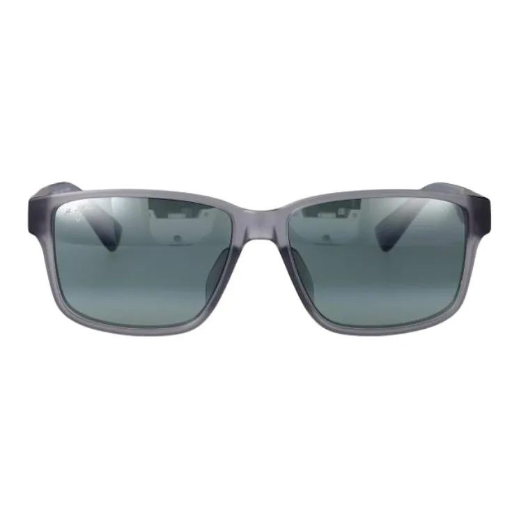Maui Jim Acetate Irregular Shape Sunglasses Unisex Gray-1