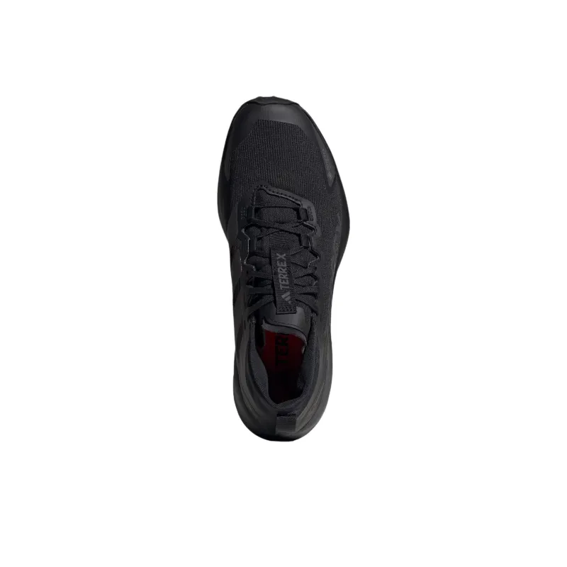 Adidas Terrex Agravic Abrasion Resistant Waterproof And Breathable Low Top Trail Running Shoes Men's Black-4