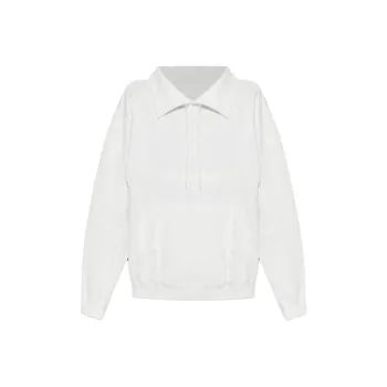 MM6 Maison Margiela Drawstring Spread collar Sweatshirt