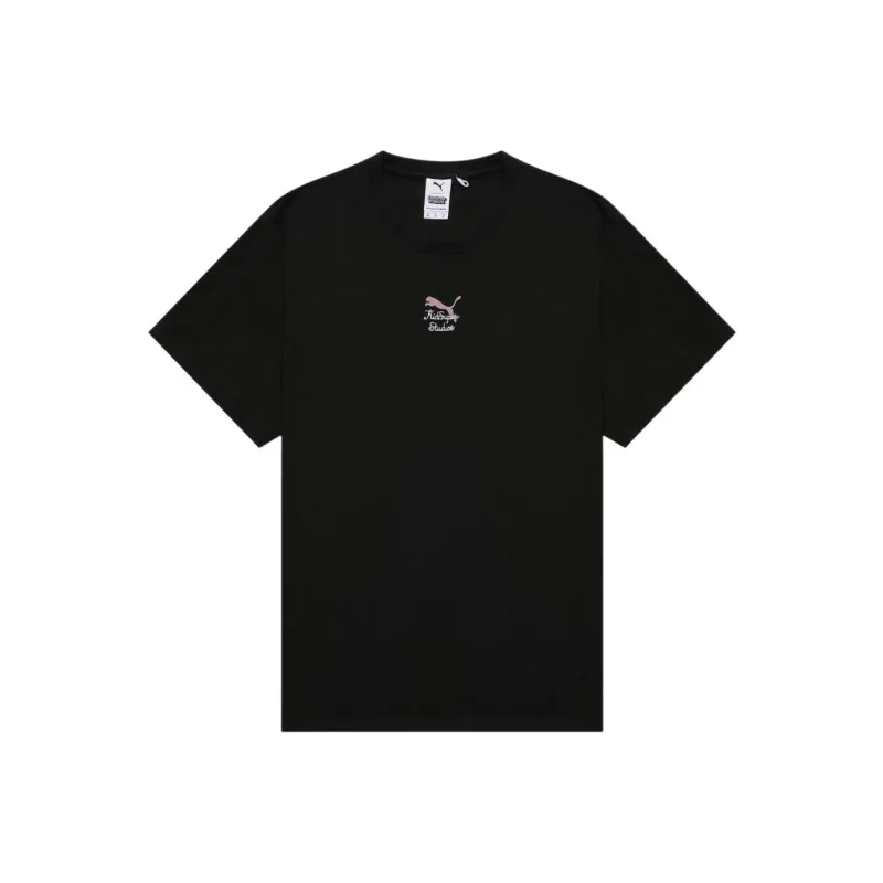 PUMA ICONIC T7 T Shirts Men Black-0