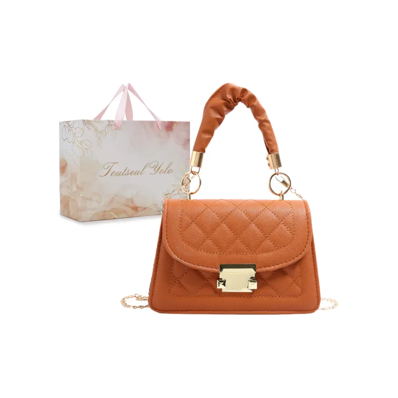 TOUTSEUL YOLO PU Shoulder Bag, Crossbody Bag, Handbag Women's White/Black/Khaki/Green/Brown-20