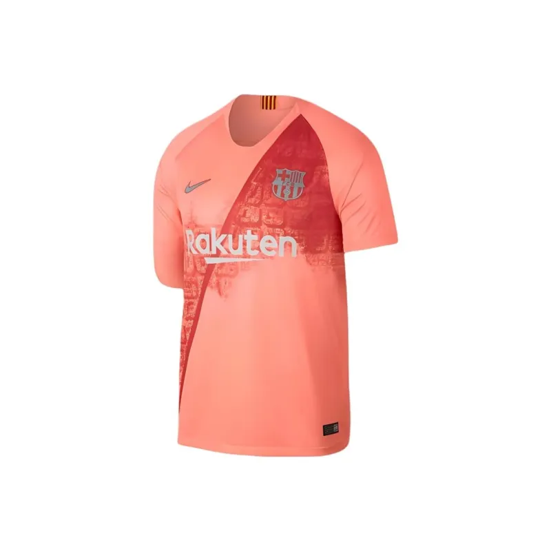 Nike Soccer Jersey Barcelona Unisex Orange Red-0