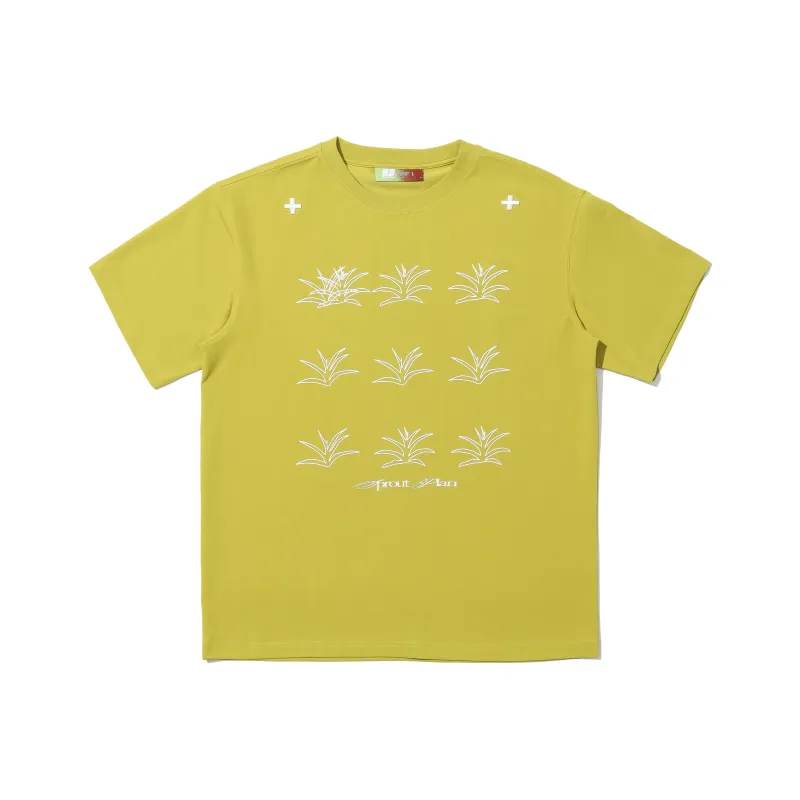 NSTNEW START T Shirts Unisex Mustard Yellow-0