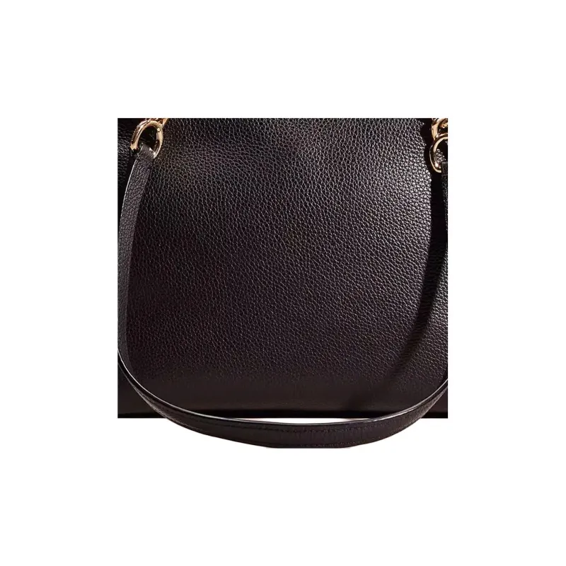 COACH Sophia Leather Tote Bag Shopping Bag Shoulder Bag Handbag Large Size Women's Black-1