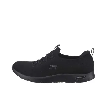 Skechers ArchFit Breathable Low Top Casual Shoes Women's Black