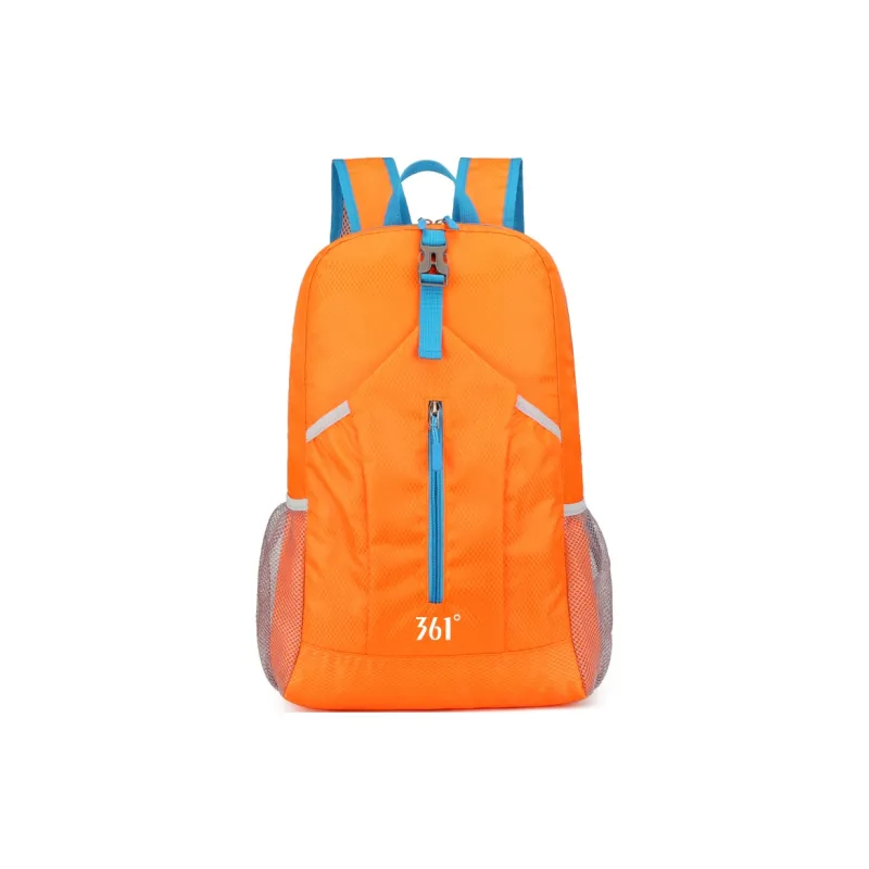 361° Water Repellent Backpack Unisex Black/Dark Blue/Lake Blue/Orange-18