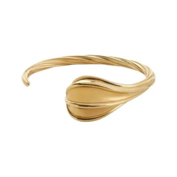 Bottega Veneta Sterling Silver Bangles Women's Gold