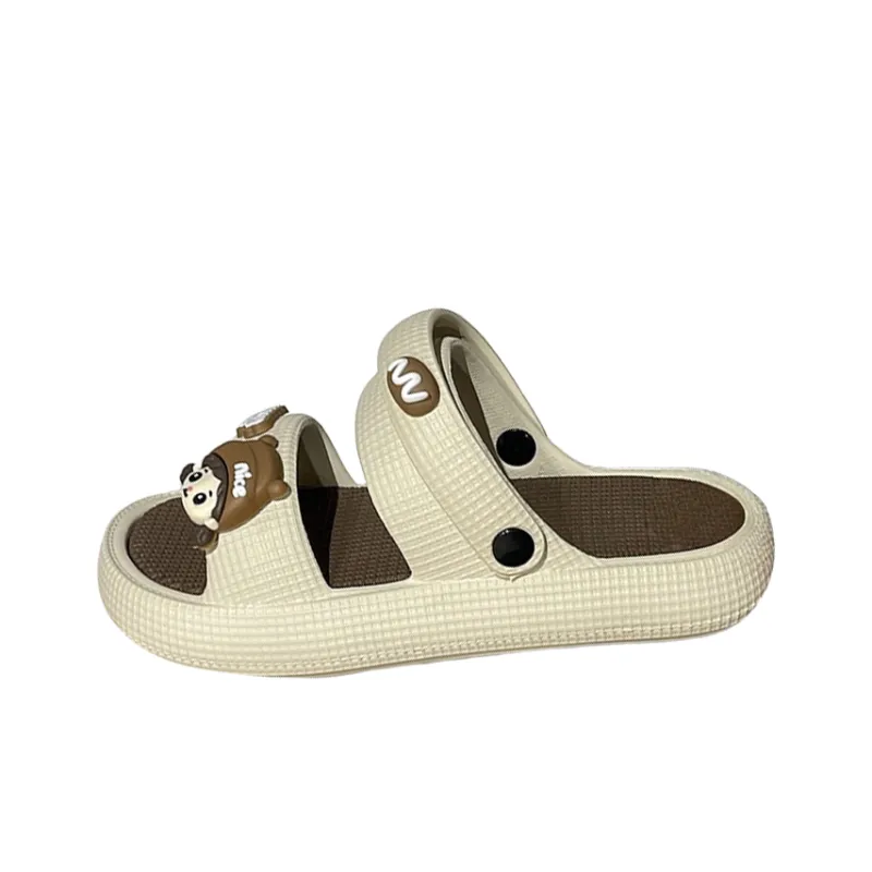 PARK DANCE Rubber Sole Quiet Slide Slippers Women's-3