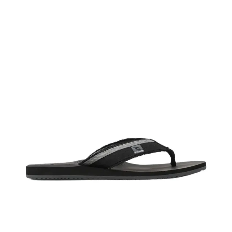 RIP CURL Abrasion Resistant Flip Flops Men's Black-1